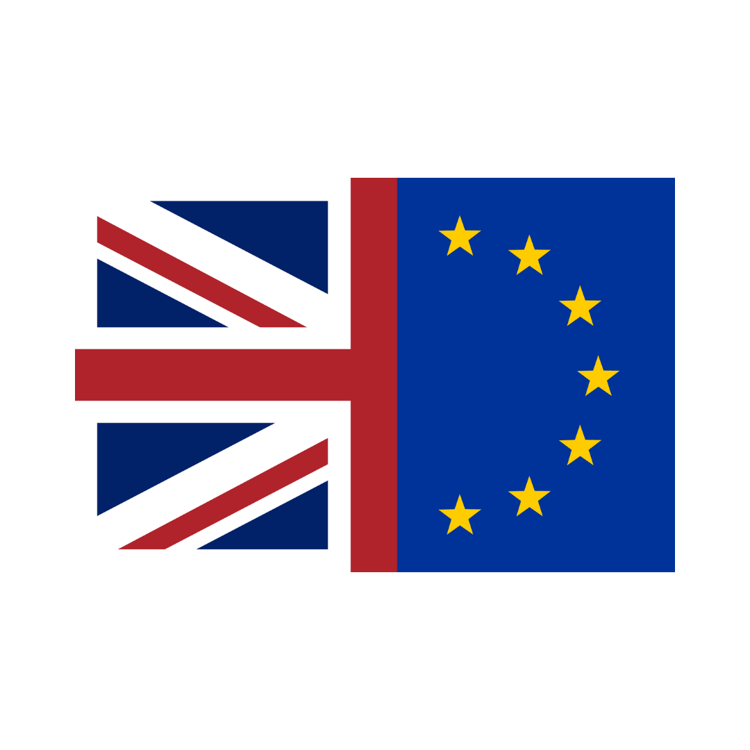 UK and EU Flags